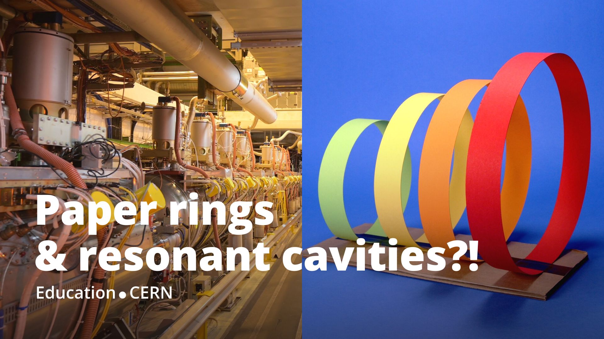 Paper rings and resonant cavities?! | solvay-education-programme